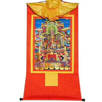 King Gesar གེ་སར - Tibetan thangka painting, view 16