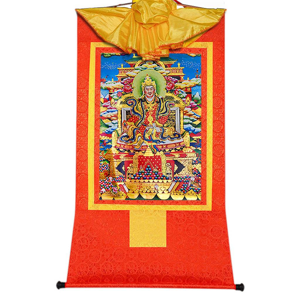 King Gesar གེ་སར - Tibetan thangka painting, view 16