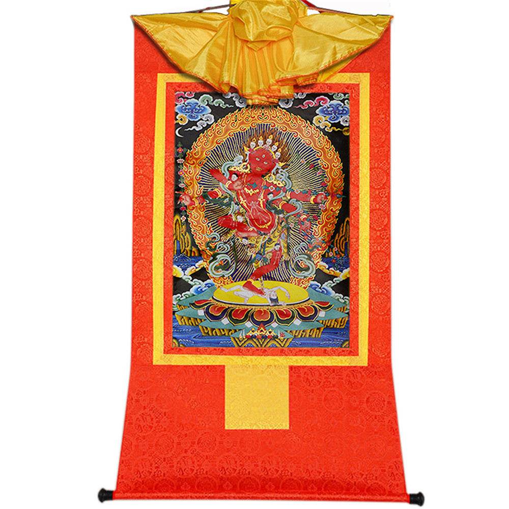 Kurukulla-Mother Buddha Kuru - Tibetan thangka painting, view 16