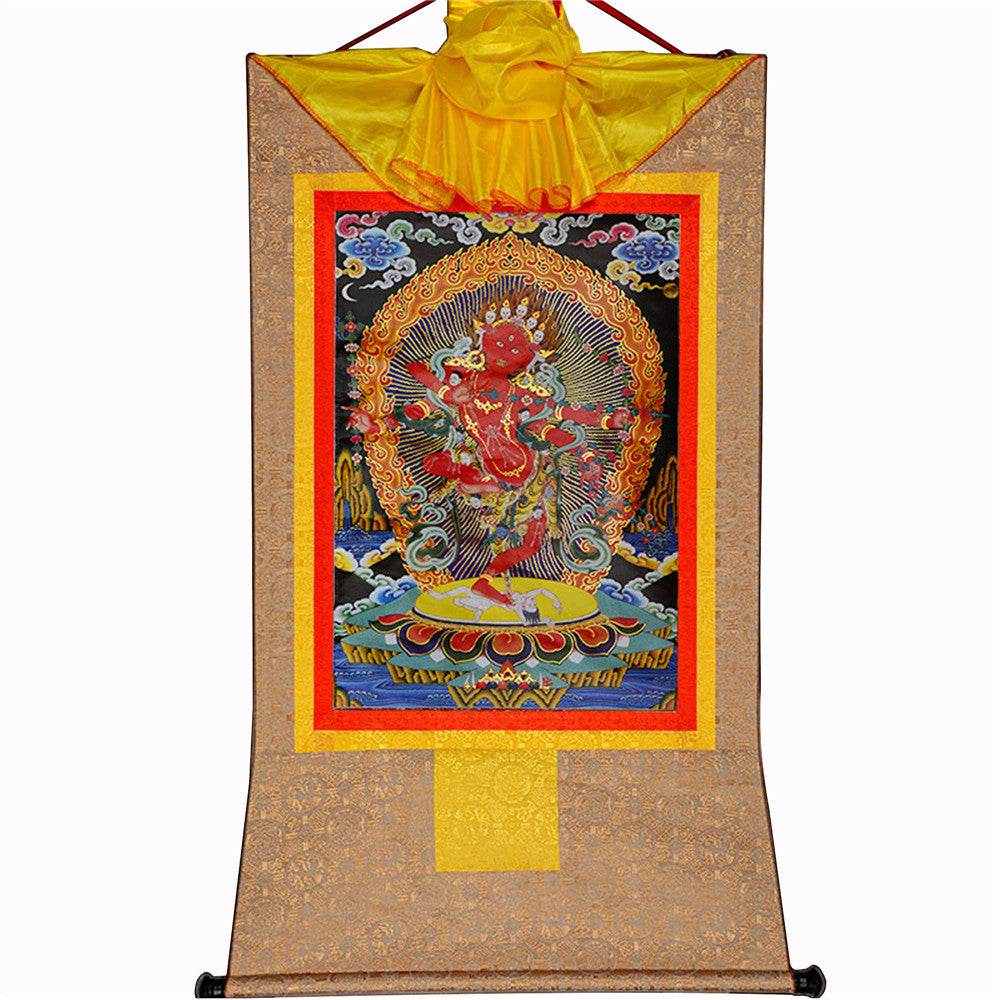 Kurukulla-Mother Buddha Kuru - Tibetan thangka painting, view 8