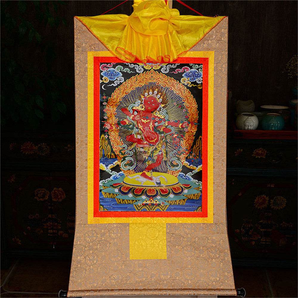 Kurukulla-Mother Buddha Kuru - Tibetan thangka painting, view 9