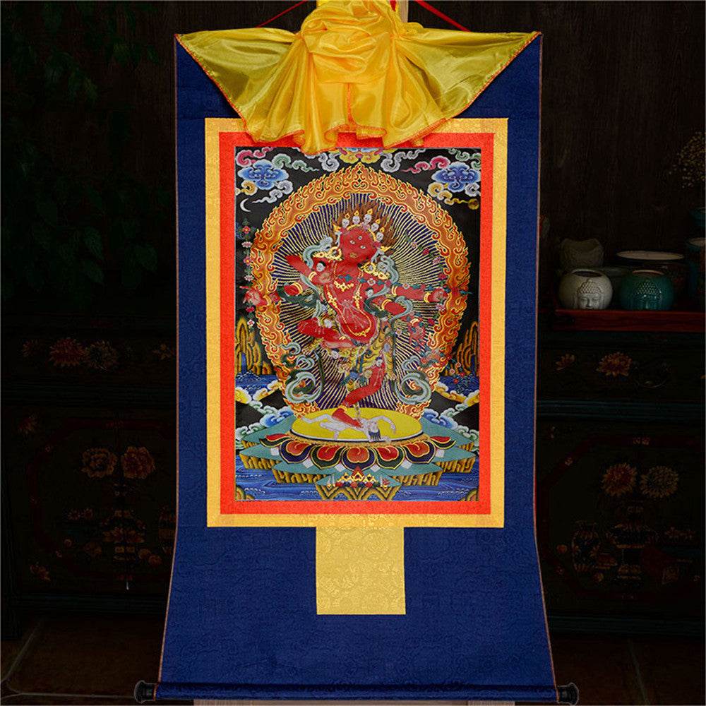 Kurukulla-Mother Buddha Kuru - Tibetan thangka painting, view 11
