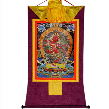 Kurukulla-Mother Buddha Kuru - Tibetan thangka painting, view 12