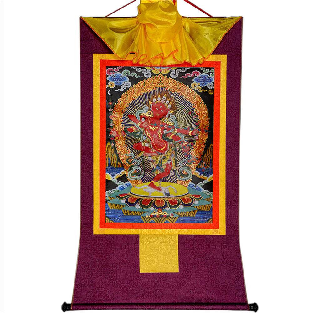 Kurukulla-Mother Buddha Kuru - Tibetan thangka painting, view 12