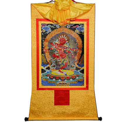 Kurukulla-Mother Buddha Kuru - Tibetan thangka painting, view 14
