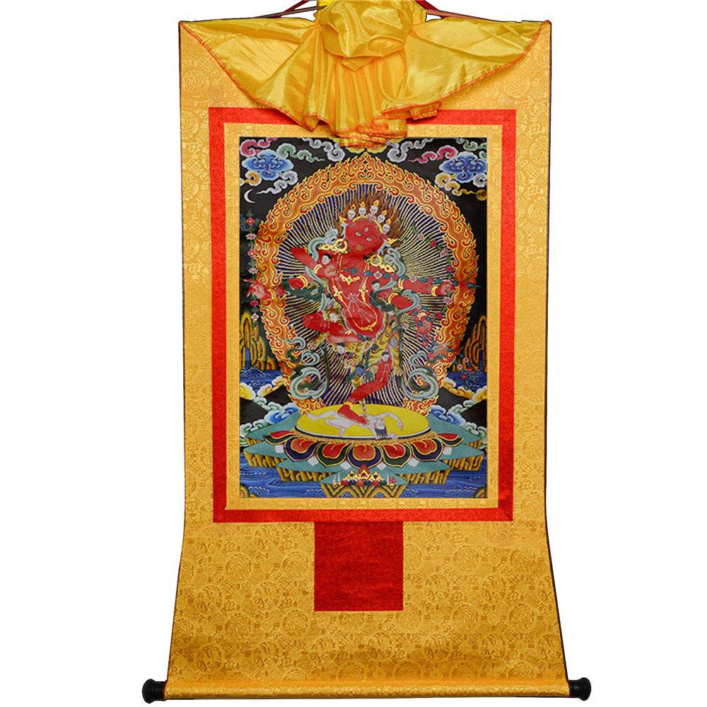 Kurukulla-Mother Buddha Kuru - Tibetan thangka painting, view 14