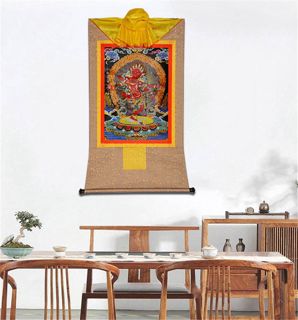 Kurukulla-Mother Buddha Kuru - Tibetan thangka painting, view 7