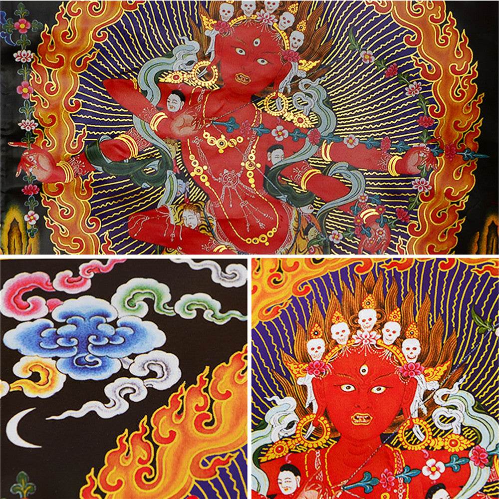 Kurukulla-Mother Buddha Kuru - Tibetan thangka painting, view 19