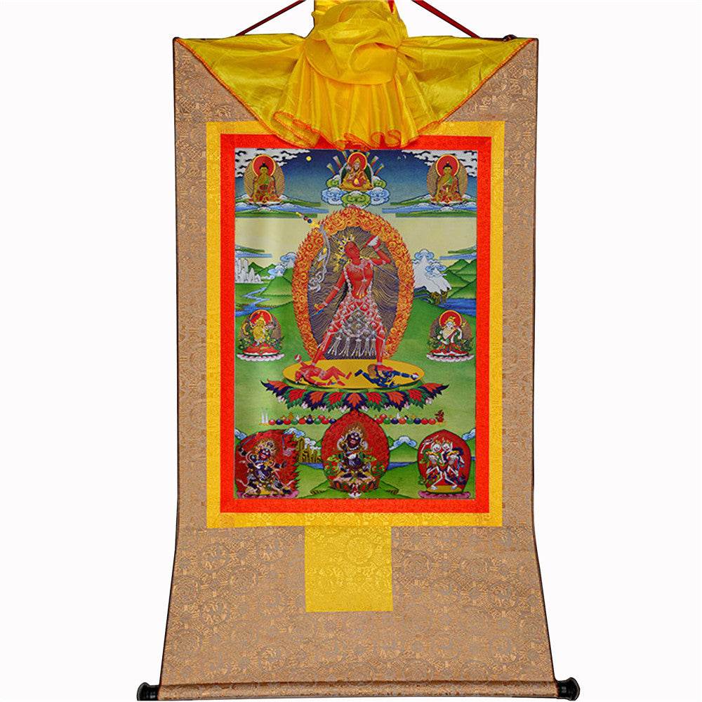 Vajrayogini/Narodakini/Dorje Naljorma/ - Tibetan thangka painting, view 7