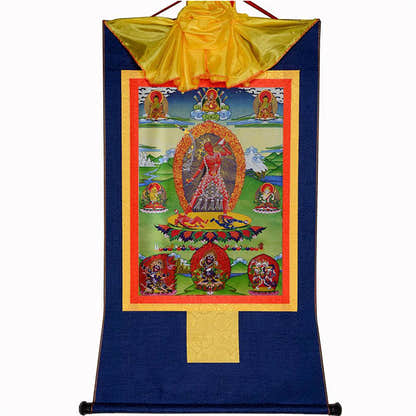 Vajrayogini/Narodakini/Dorje Naljorma/ - Tibetan thangka painting, view 9