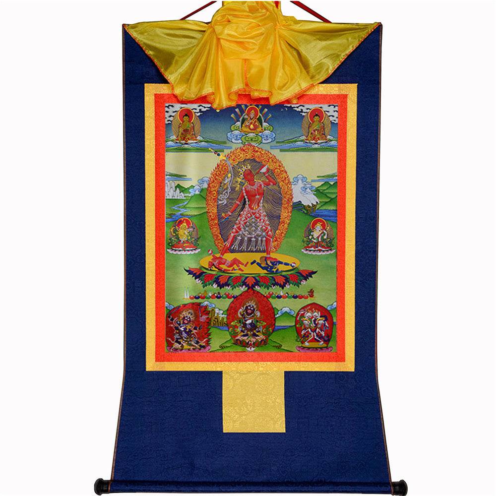 Vajrayogini/Narodakini/Dorje Naljorma/ - Tibetan thangka painting, view 9