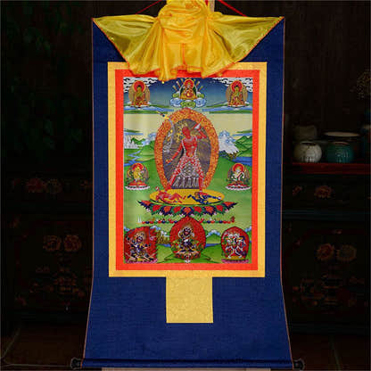 Vajrayogini/Narodakini/Dorje Naljorma/ - Tibetan thangka painting, view 10