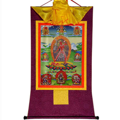 Vajrayogini/Narodakini/Dorje Naljorma/ - Tibetan thangka painting, view 11