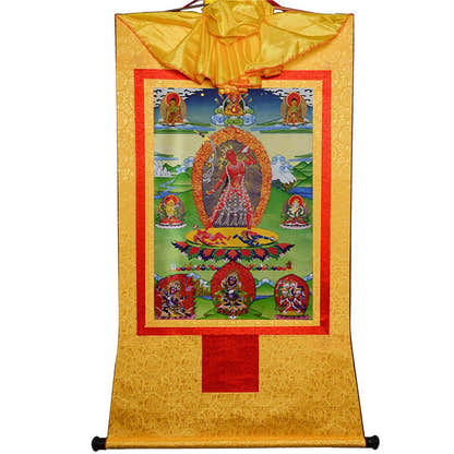 Vajrayogini/Narodakini/Dorje Naljorma/ - Tibetan thangka painting, view 13