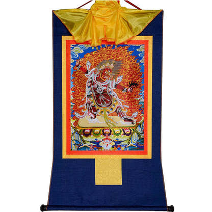 Guru Dragpo-Fierce Emanation of Guru Rinpoche - Tibetan thangka painting, view 9