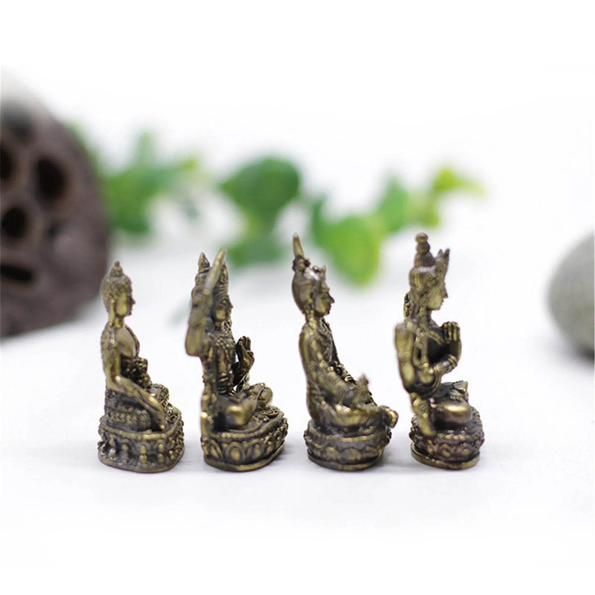 Yellow Jambhala - Tibetan Buddhist art, view 5