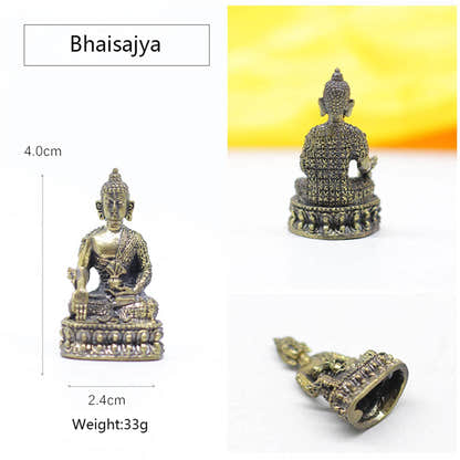Vajrasattva-Buddha of Wrath - Tibetan Buddhist vajra, size reference