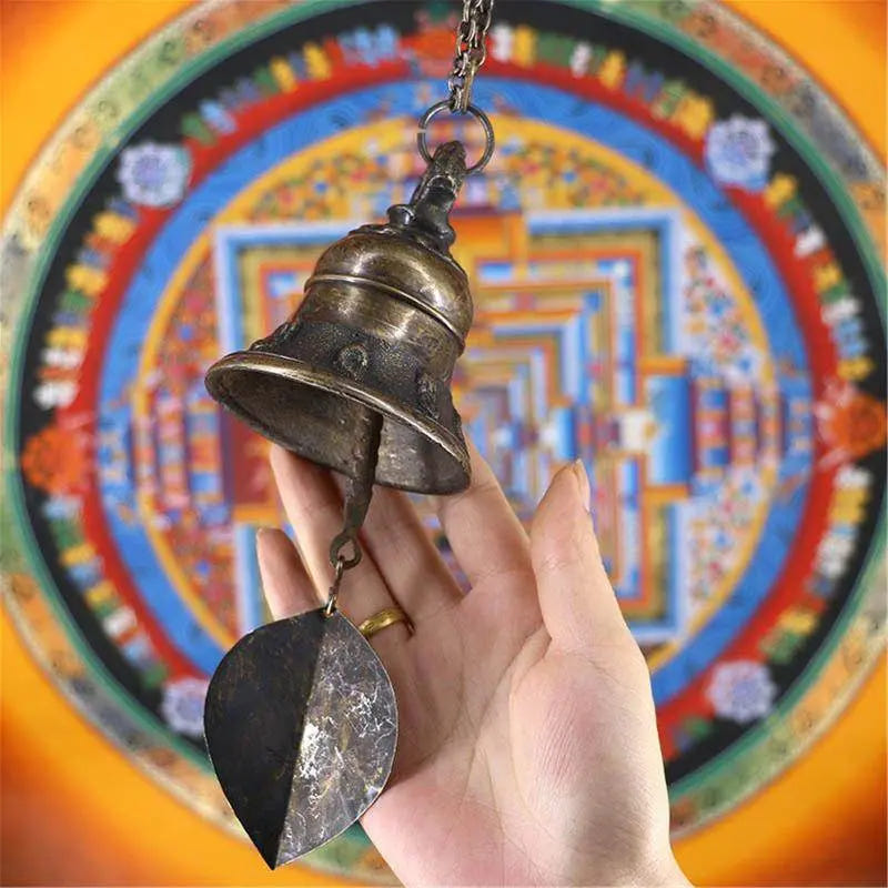 Tibet Wind Chimes - Tibetan Buddhist art, front view