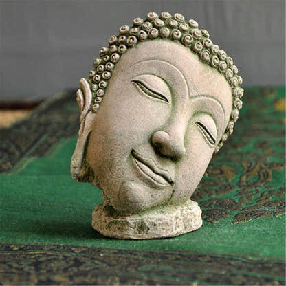 Gandhanra Handmade Thailand Style Buddha Statue Crafts,Sand & Stone Carving,Budd - Tibetan Buddhist statue, detailed view