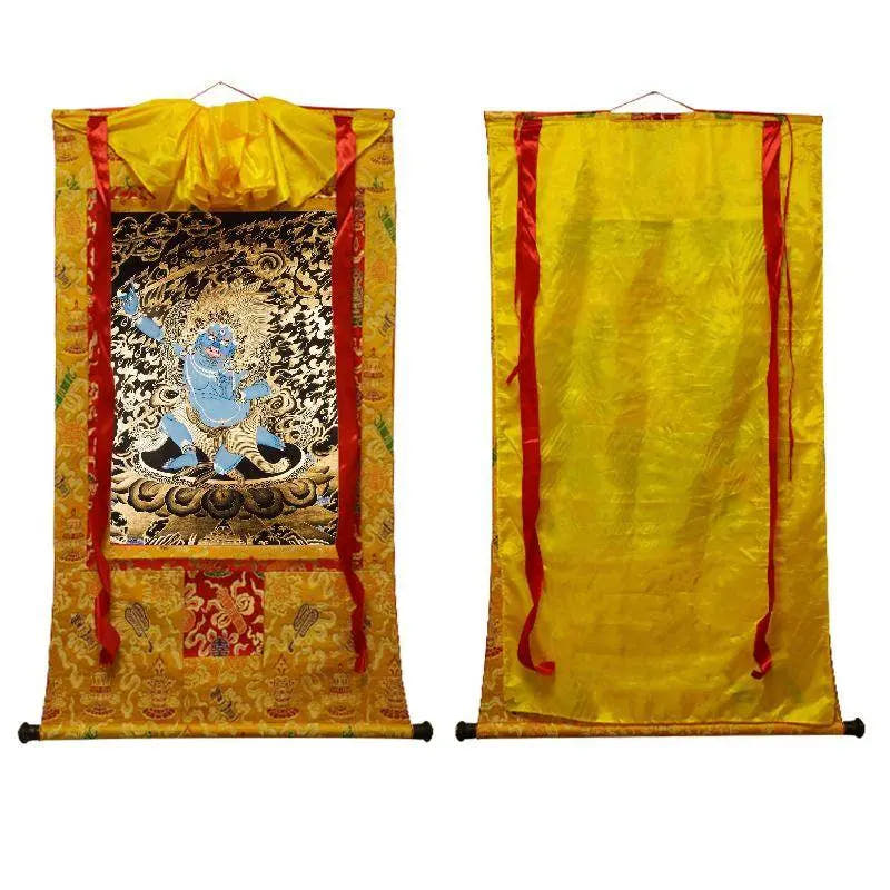 Mahakala ནག་པོ་ཆེན་པོ། - Tibetan Buddhist art, size reference