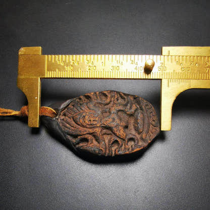 Vajrapani-Tibetan Tsa Tsa Mold Statue - Tibetan tsa tsa mold, view 9