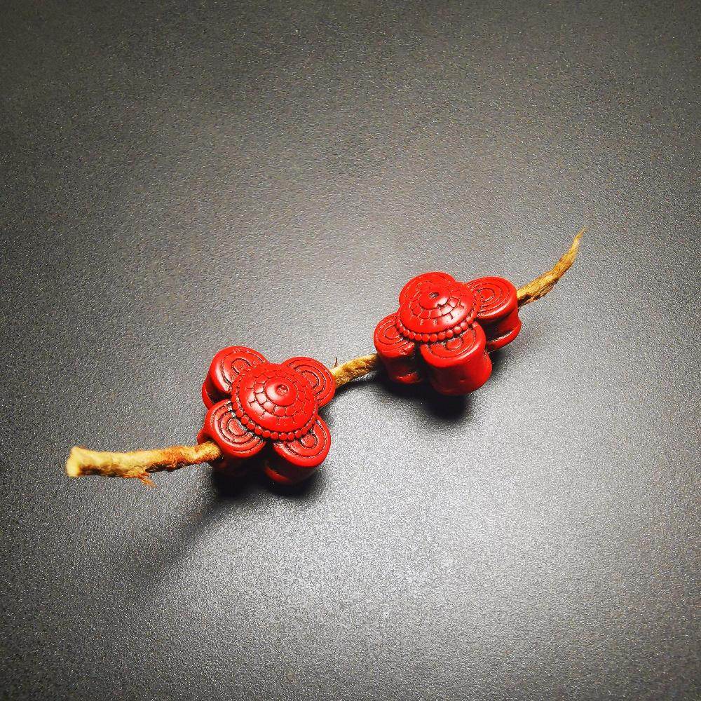 Amulet,Mini Flower Bead Pendant for Mala - Tibetan Buddhist mala beads, view 4