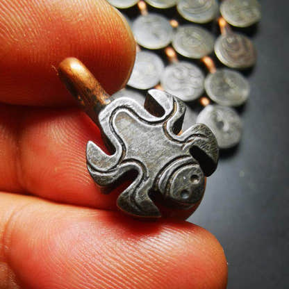 Mala Bead Counter Clip,Stirrup Pendant for Prayer Beads - Tibetan Buddhist mala beads, view 5