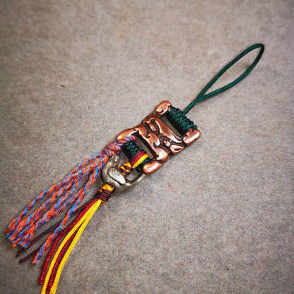 Scripture Book Buckle Amulet Pendant - Tibetan Buddhist amulet, view 5